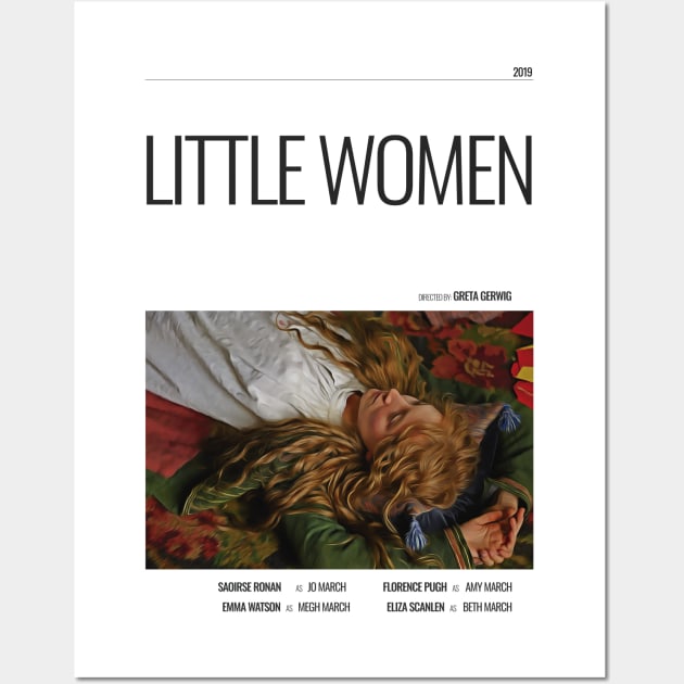 Little Women - Movie Poster - Greta Gerwig Wall Art by studiofrivolo